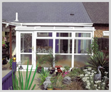 self build lean to conservatory